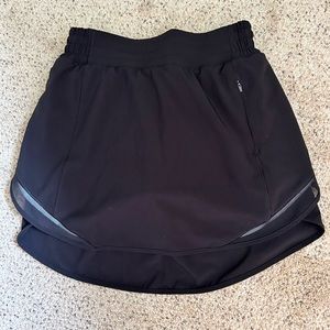 Lululemon Black Tennis Skirt, Size 4